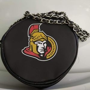 Ottawa Senators Round Crossbody Purse with Chain Handle